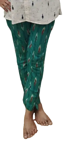 Sea Green Ikkat Full pant