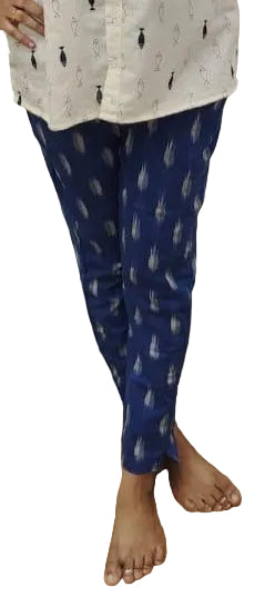 Blue Ikkat Full pant