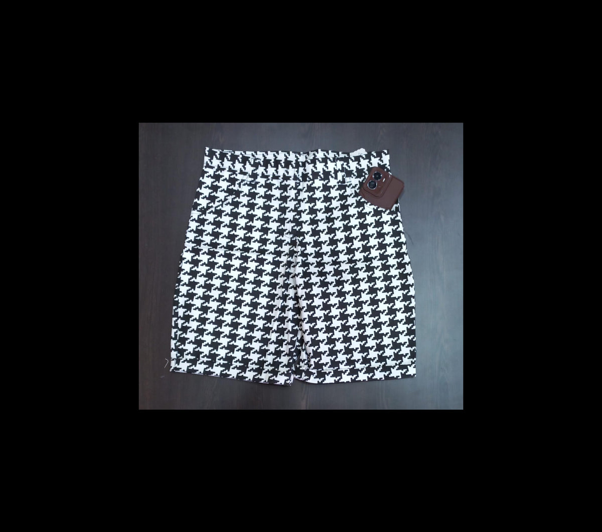 Black Knee Length Short