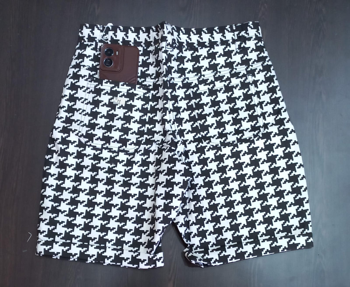 Black Knee Length Short