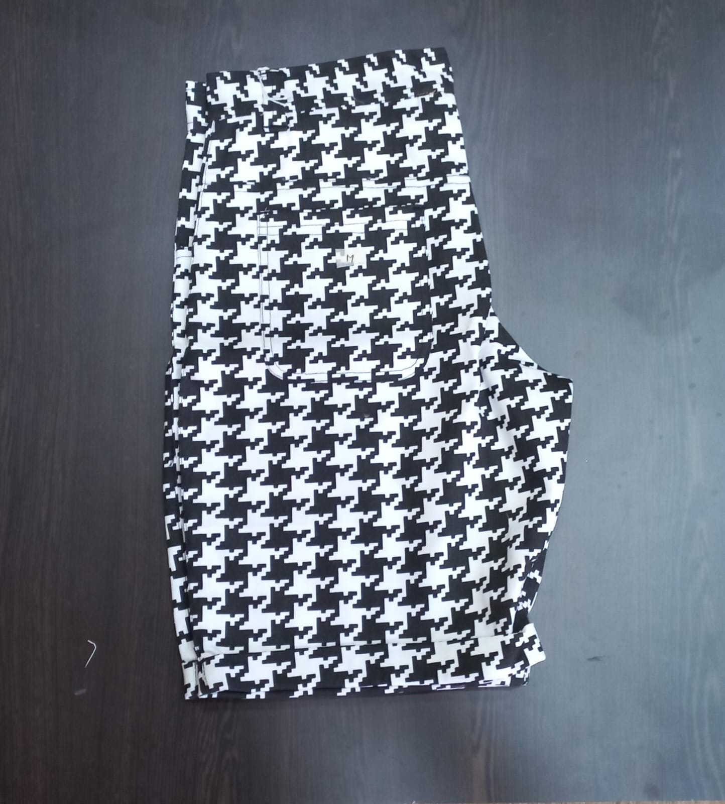 Black Knee Length Short