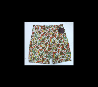 Off White Knee Length Short