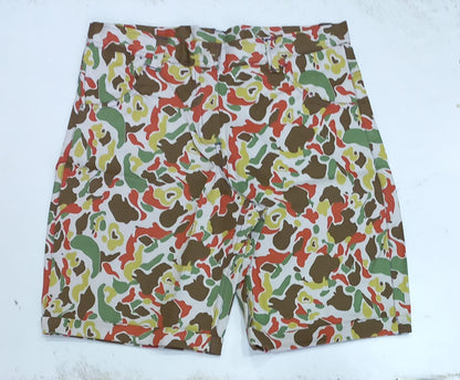 Off White Knee Length Short