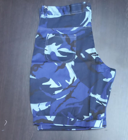 Navy Blue Knee Length Short