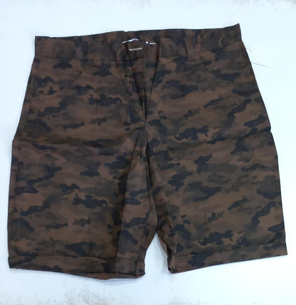 Light Brown Knee Length Short