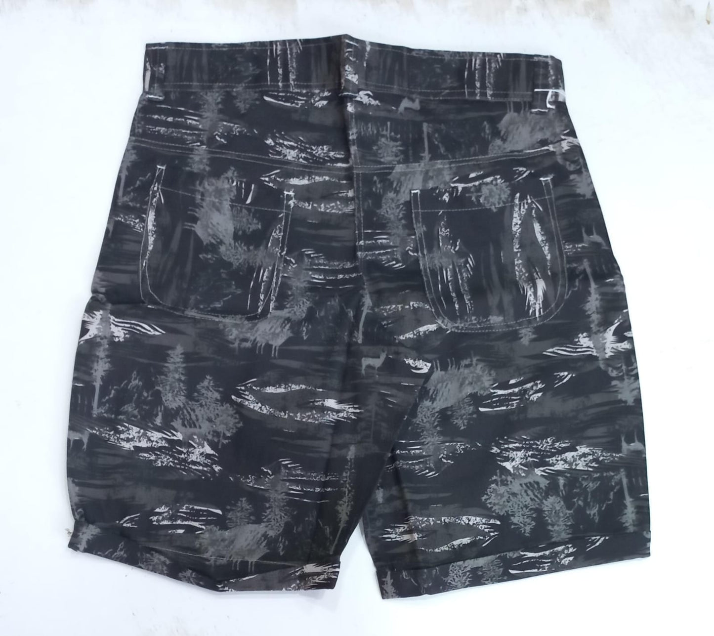 Black Knee Length Short