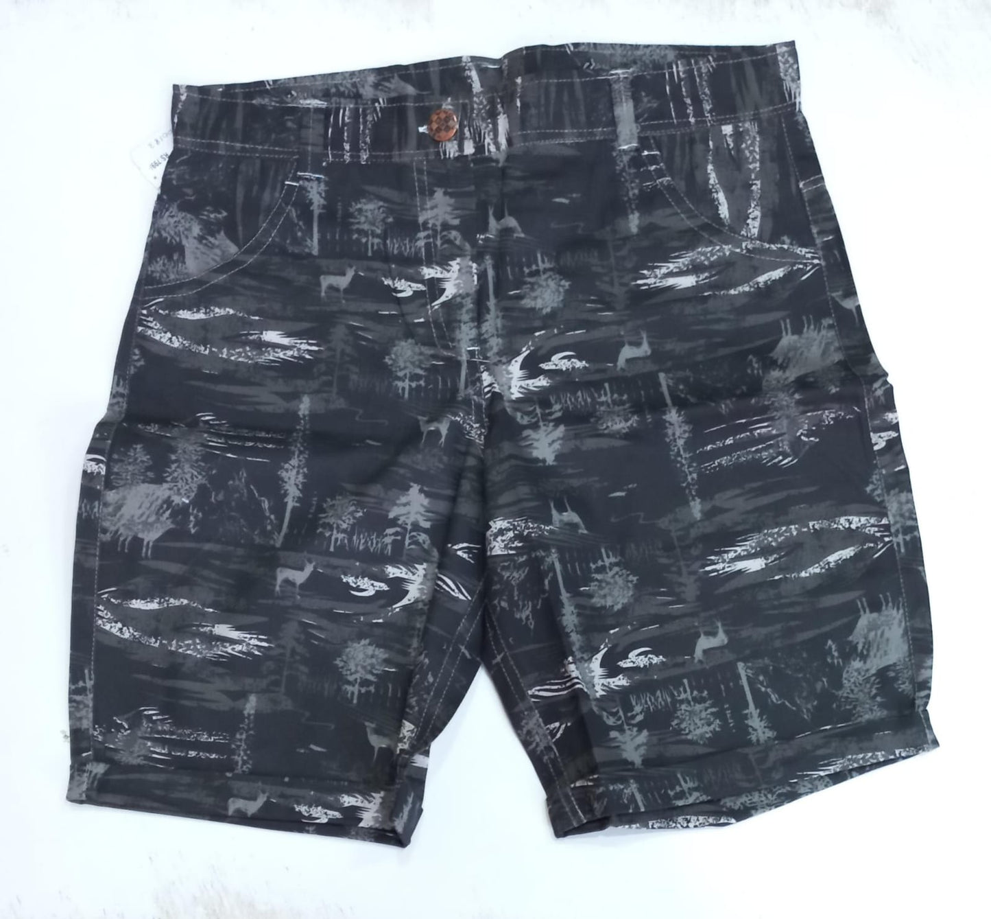 Black Knee Length Short