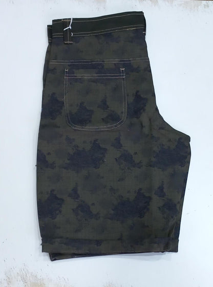 Olive Green Knee Length Short