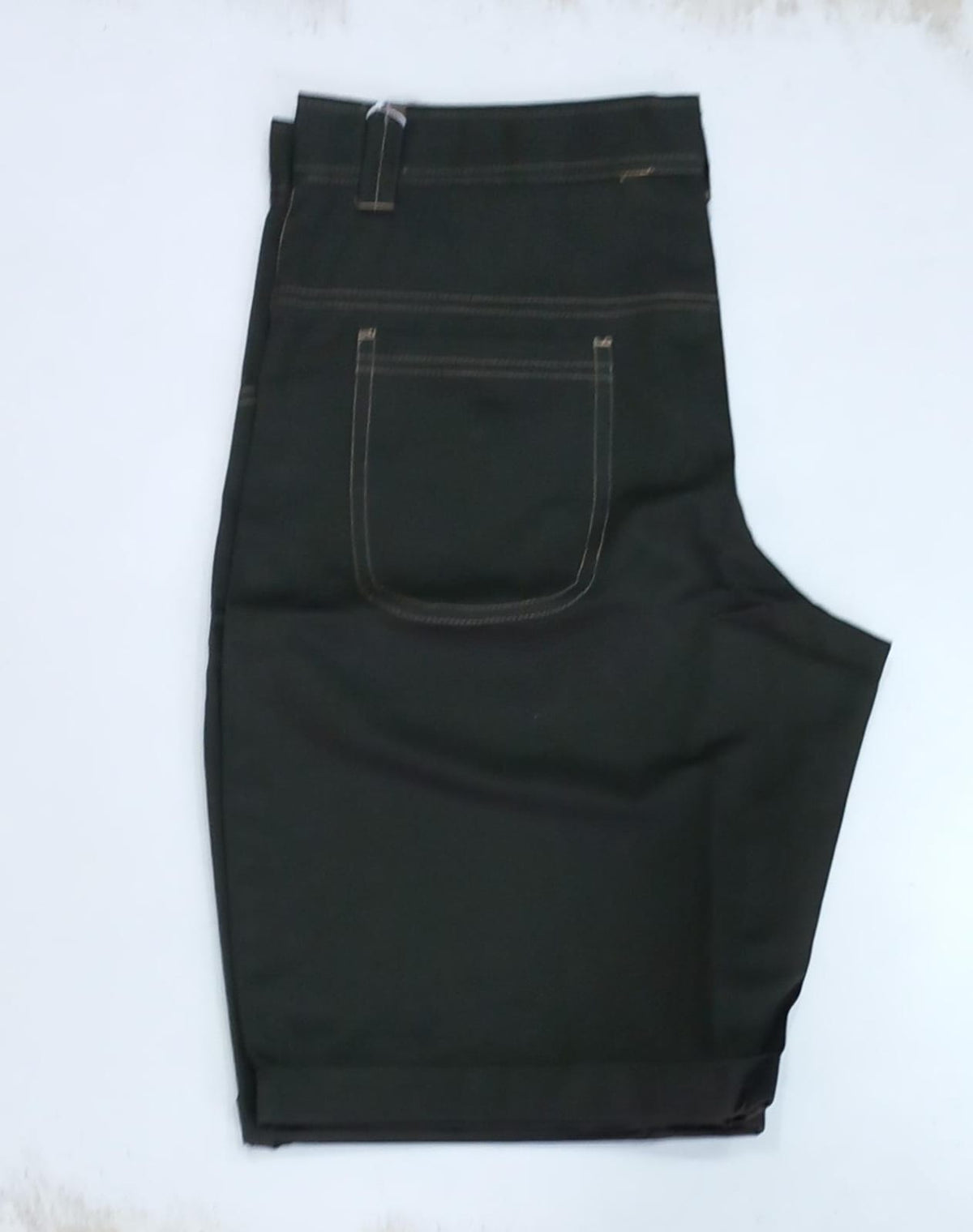 Olive Green Knee Length Short