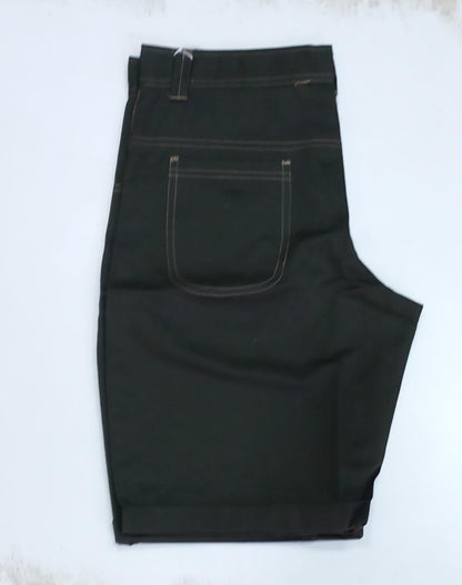 Olive Green Knee Length Short