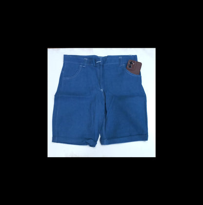 Denim Blue Knee Length Short