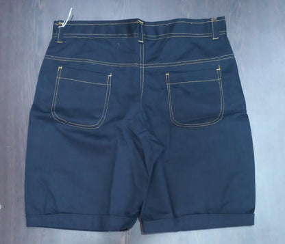 Dark Navy Knee Length Short