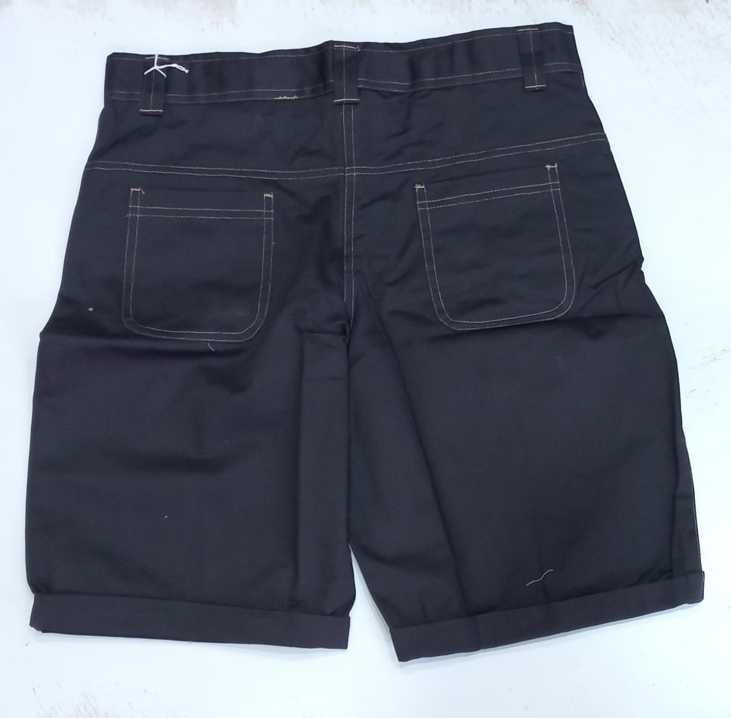 Black Knee Length Short