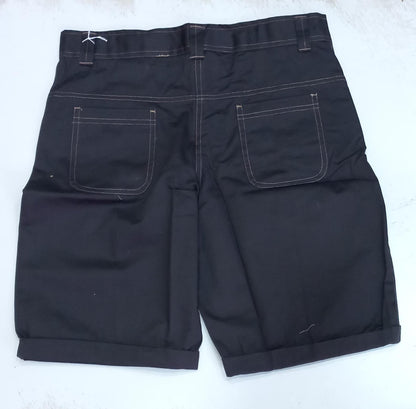 Black Knee Length Short