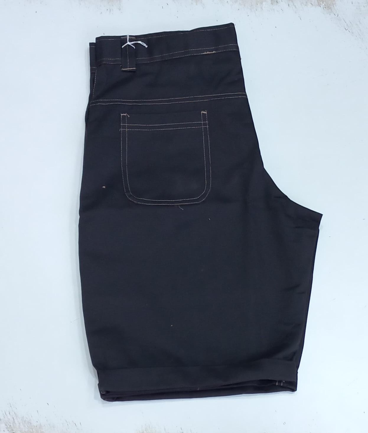 Black Knee Length Short