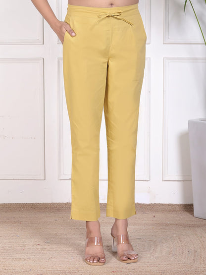 Biscuit Poplin Formal Pant