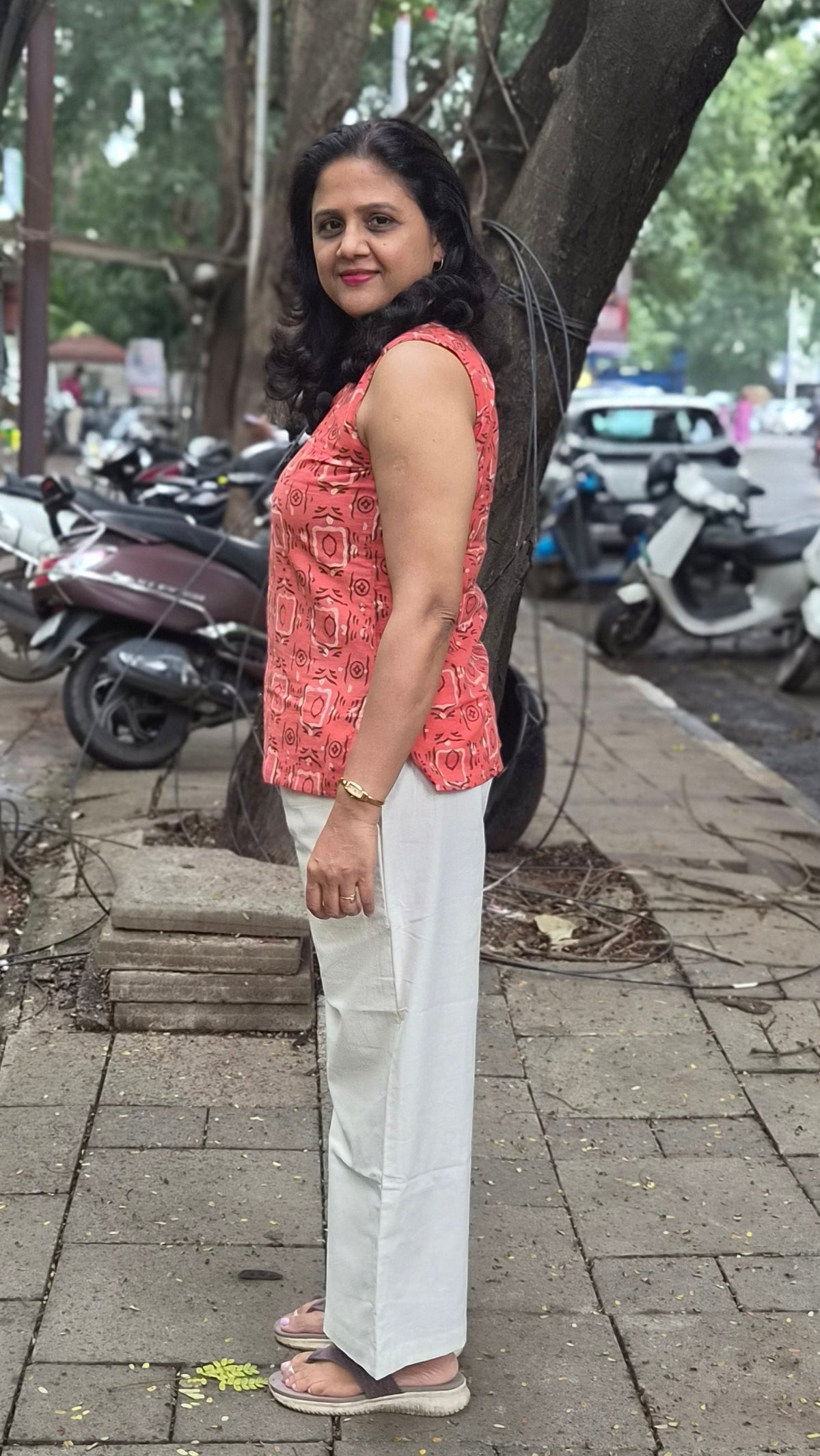 Off White  Khadi Cotton Palazzo