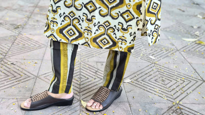 Mustard Yellow Pure Cotton Kurta with Pant