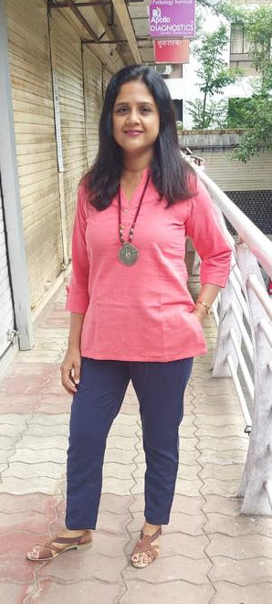 Baby Pink Flex Cotton Short Top