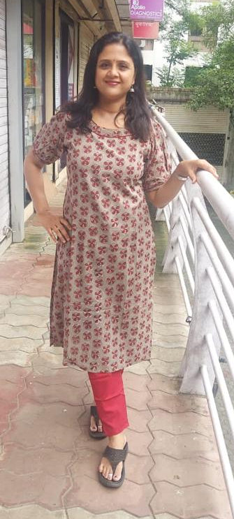 Clay Pure Cotton Printed Kurta