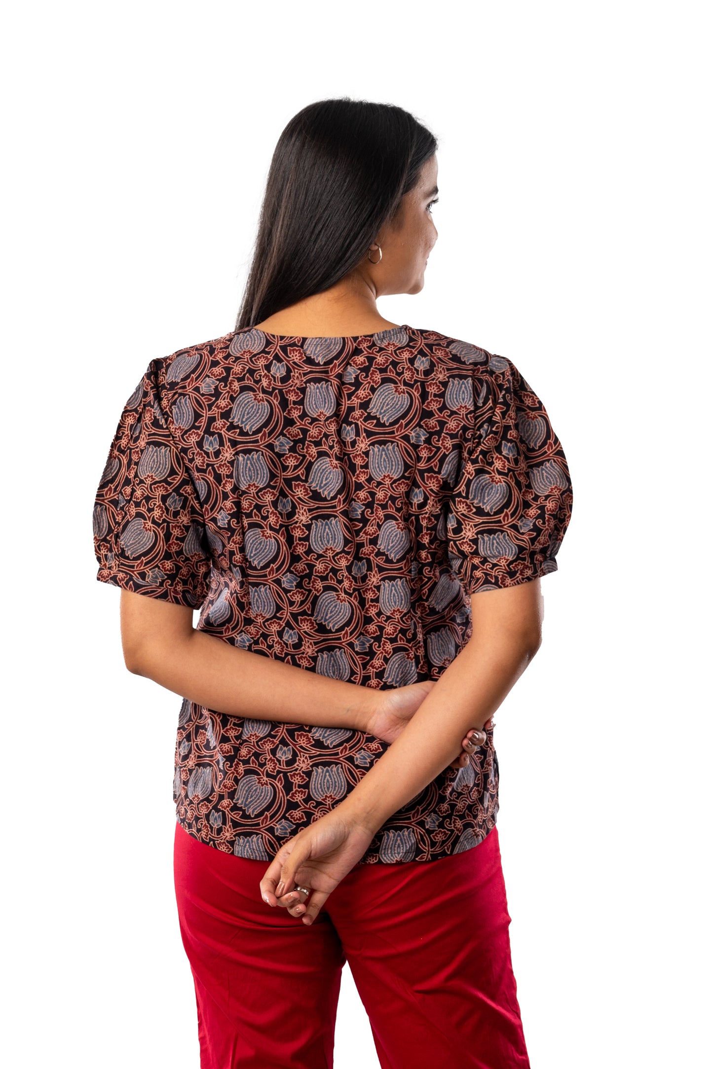 Black Pure Ajrakh Shirt