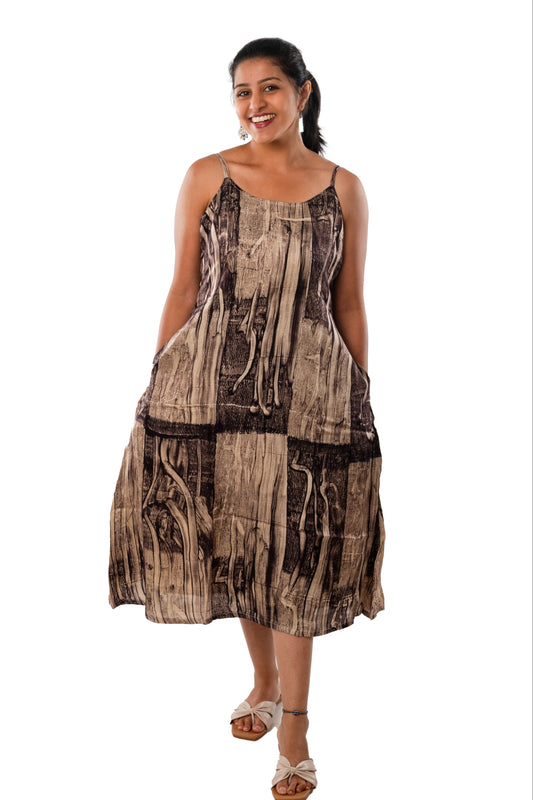 Biscuit Modal Ajrakh Spaghetti One Piece