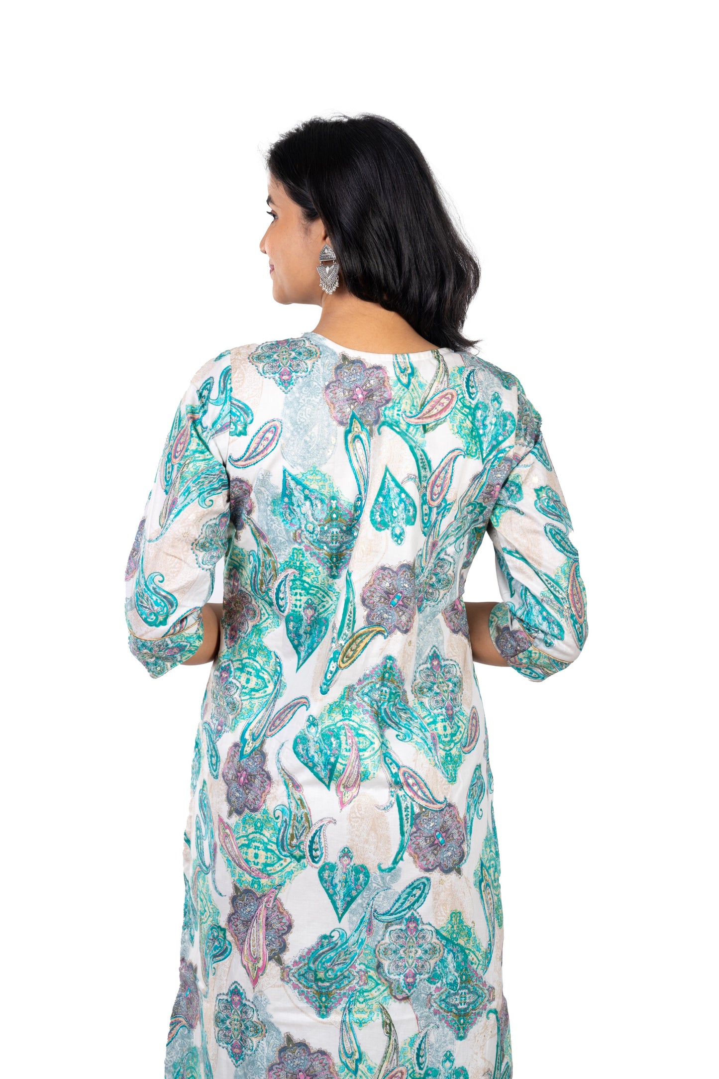 Green Premium Pure cotton Kurta