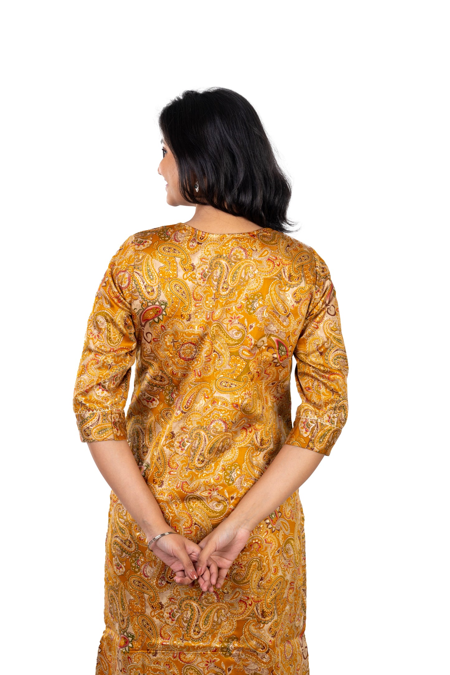 Mustard Yellow Premium Pure cotton Kurta