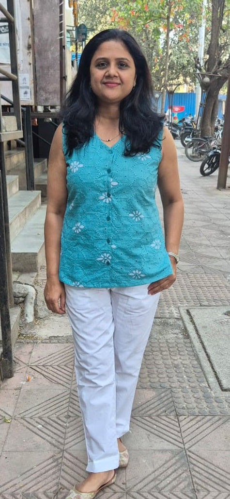 Sea Green Hakoba Cotton Shirt