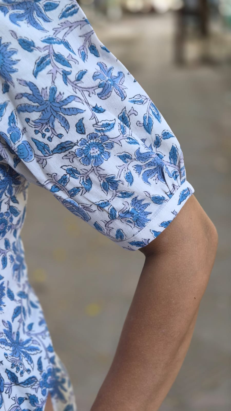 Sky Blue Flex Cotton One Piece