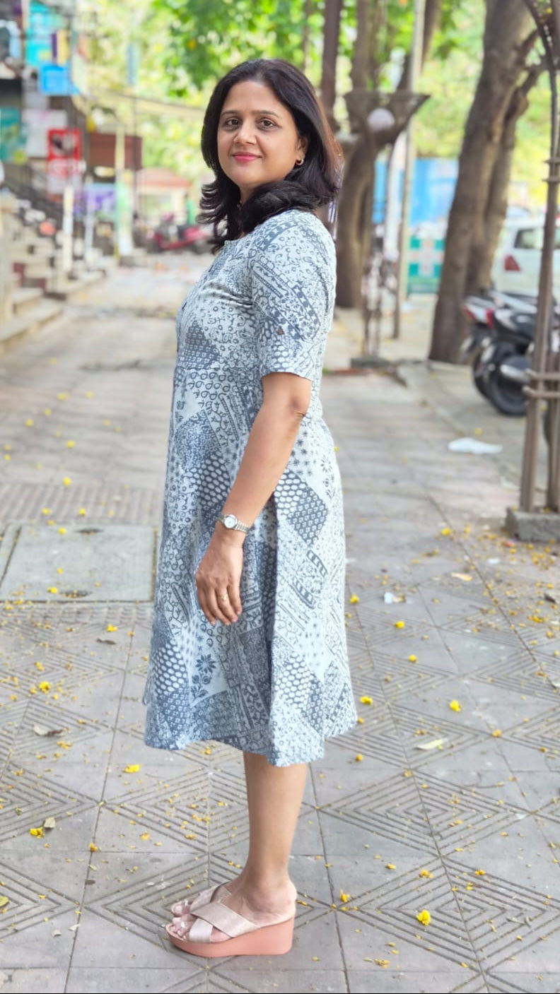 Gray Flex Cotton One Piece