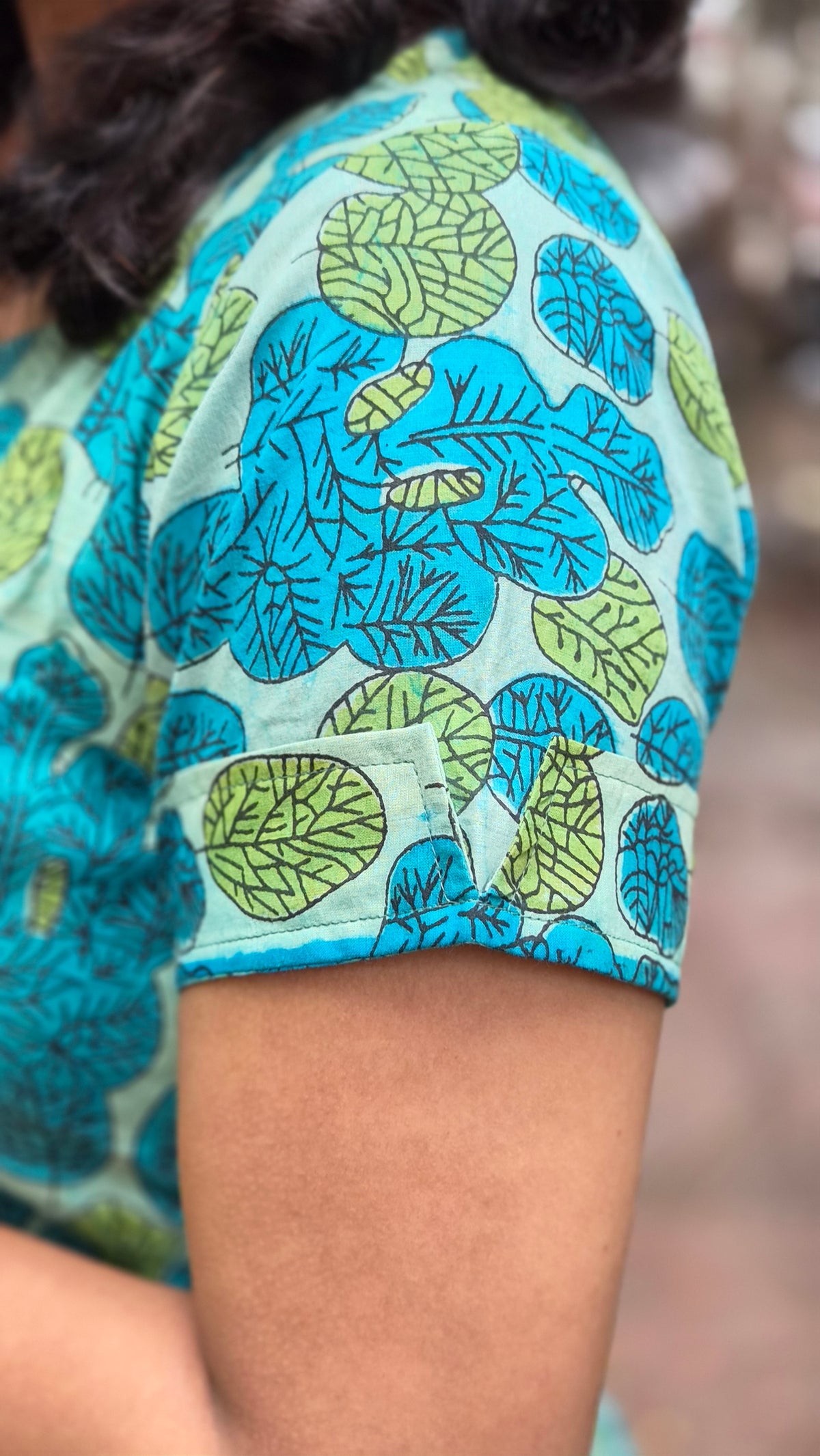 Rama Green Vanaspati Ajrakh Printed One Piece