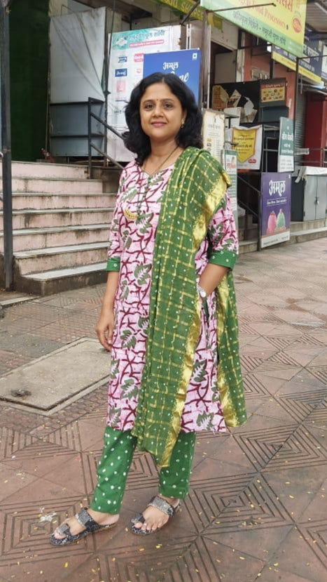 Pink Pure Batik Cotton Full Suit With Dupatta