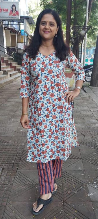 Off White Pure Cotton Kurta With Pant