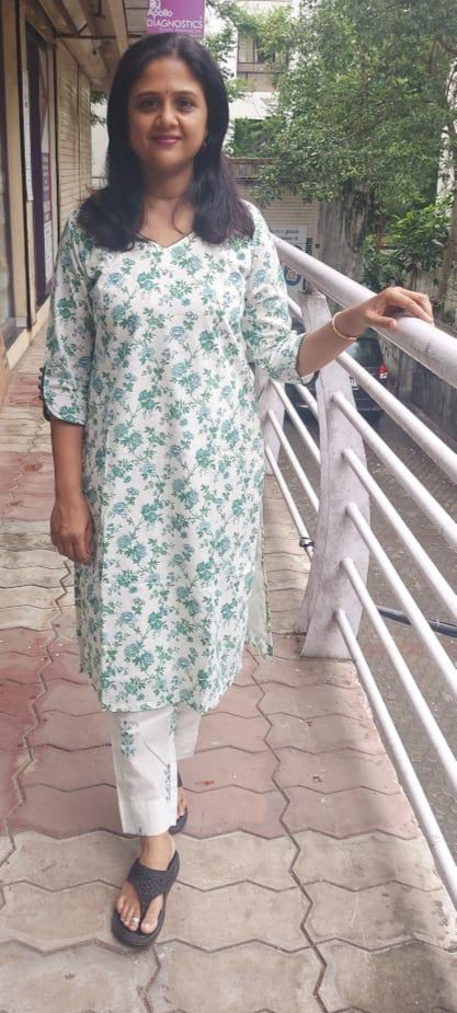 Green Pure Cotton Kurta With Pant