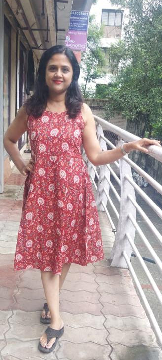 Maroon Pure Cotton Printed One Piece