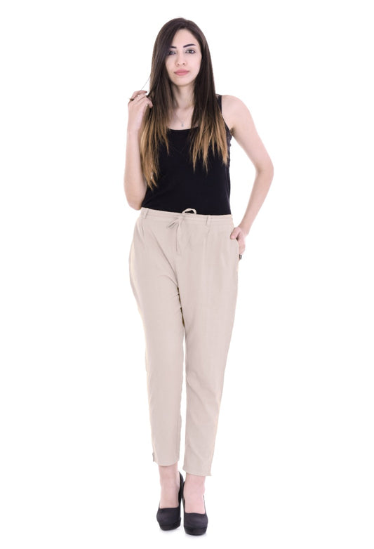 Khadi  Cotton Flex Straight Fit Pant