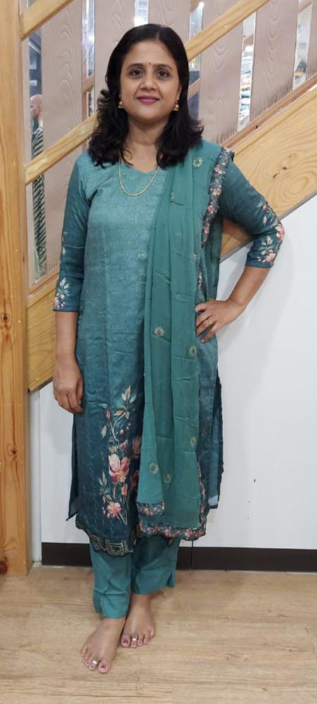 Pine Muslin Full Suit With Dupatta
