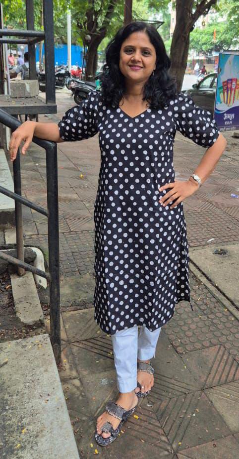 BIack Cotton Batik Kurta